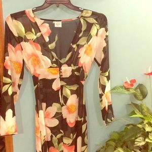 Flower Print Dress